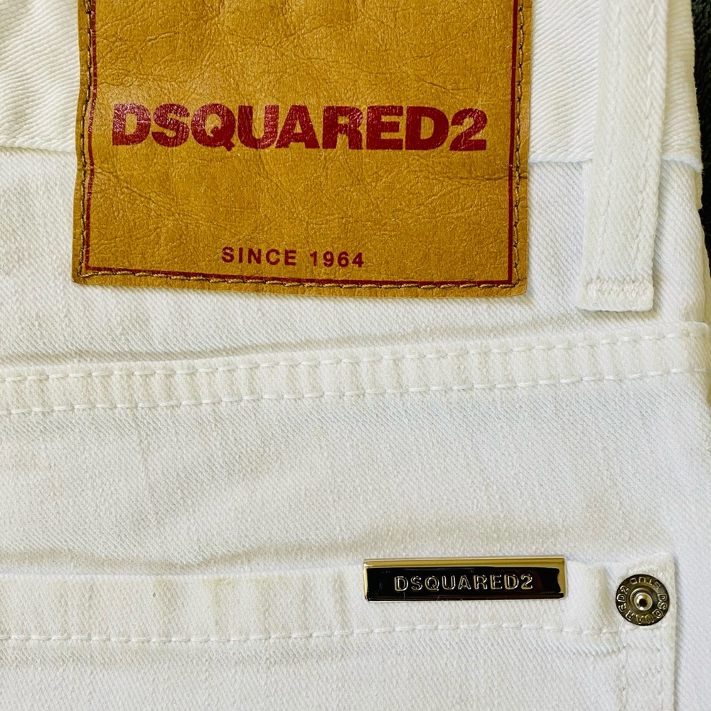 Dsquared2 Mens White Slim Jean - Picture 12 of 12